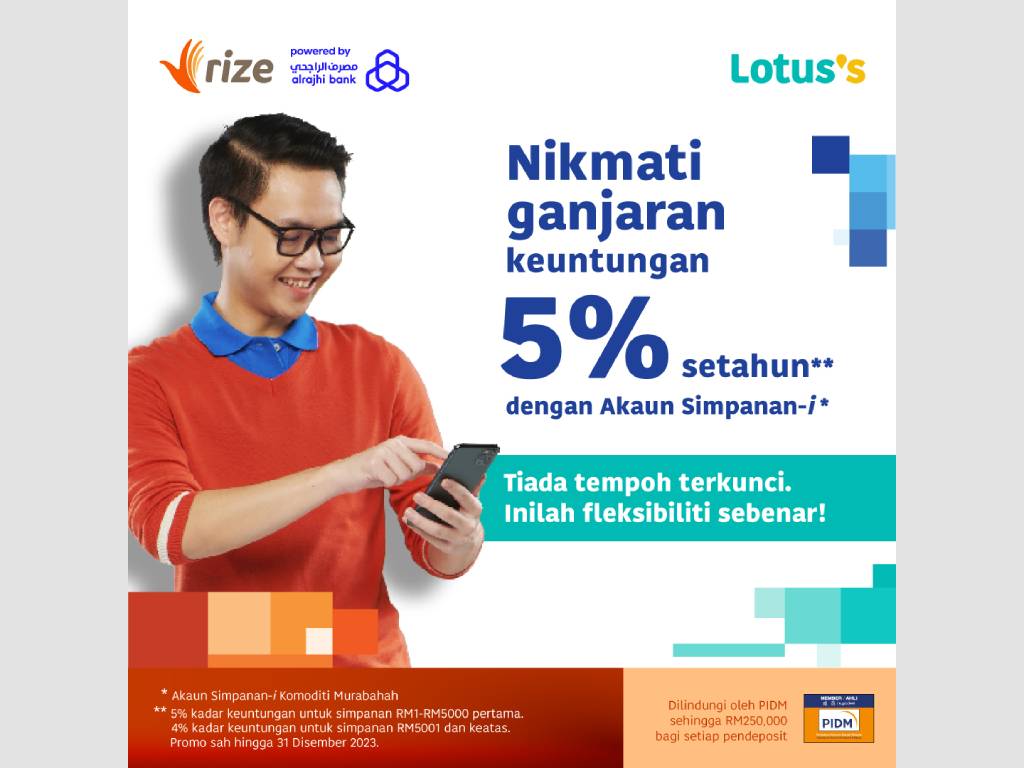 Rize on Lotus's customer acquisition campaign