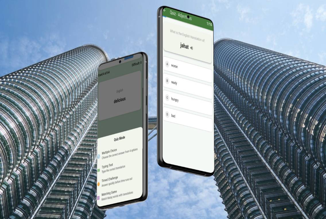 Learn BM flashcard app